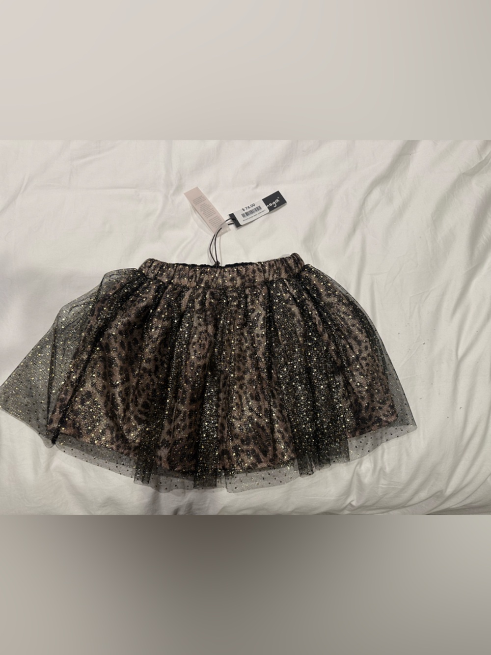 NWT Leopard Sparkle Imoga Skirt